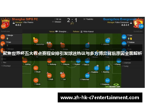 聚焦世界杯五大看点赛程安排引发球迷热议与多方博弈背后原因全面解析
